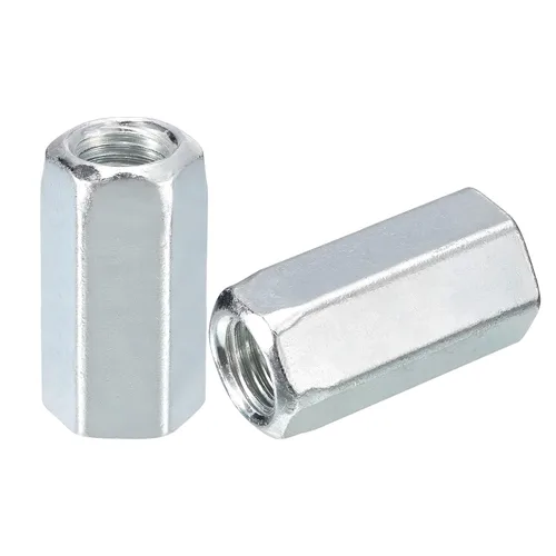 Vista 7 de uxcell Tuercas de acoplamiento M12x19x60mm - Acoplador de varilla roscada hexagonal de acero al carbono galvanizado para muebles, electrónico
