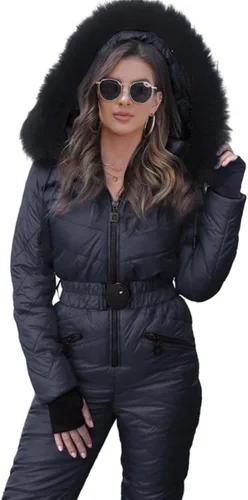 Vista 4 de GIBLY Womens Onesies Ski Suit Winter Outdoor Sports Waterproof Snowsuit Jumpsuits Jacket