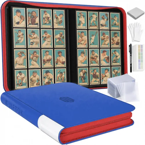 Vista 16 de Carpeta Top Loader con 9 bolsillos, capacidad para 288 cargadores Negro - 288 cartas - 9 Pokects
