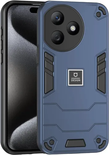 Vista 471 de Funda compatible con Redmi A1, compatible con Redmi A2 2 en 1 [PC dura + TPU], funda de teléfono negra