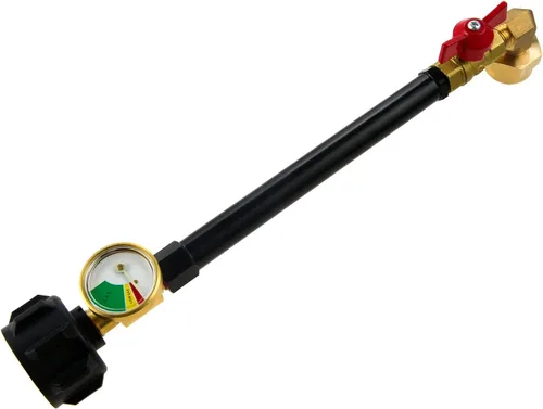 Vista 8 de Adaptador de codo de antorcha de quemador de malezas de propano, con ajuste de 1 libra y antorcha de conversión de rosca izquierda G3/8"-19