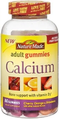 Vista 7 de Nature Made Gomitas de calcio para adultos, 80 unidades (paquete de 3)