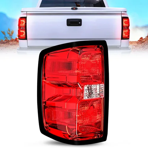 Vista 11 de Ensamble de luz trasera Nilight Compatible con Chevy Silverado 1500 2014 2015 2016 2017 2018 2019, 2500 HD 3500 HD, GMC Sierra 3500HD 2015-2019 Par