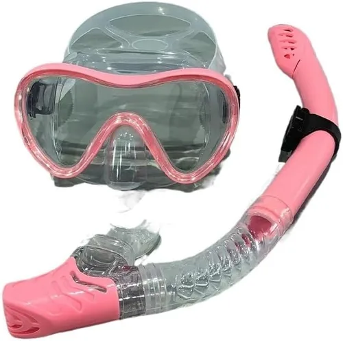 Vista 5 de Equipo de snorkel profesional de buceo para adultos, falda de silicona, gafas antivaho, gafas de natación, máscaras de buceo máscara de snorkel