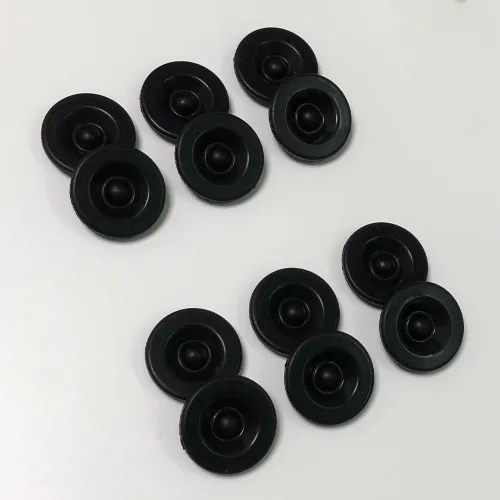 Vista 3 de 12 piezas de tapones de grasa de caucho, tapa contra el polvo del cubo, tapas contra el polvo del rodamiento del cubo del remolque, tapa del cubo