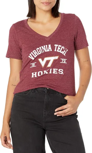 Vista 20 de Blue 84 NCAA Camiseta de mujer de tres combinaciones con mascota