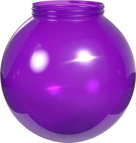 Vista 24 de KASTLITE Cubierta de bombilla de globo de 6 pulgadas con cuello roscado de 3.25 pulgadas, repuesto de plástico acrílico para pantallas de techo