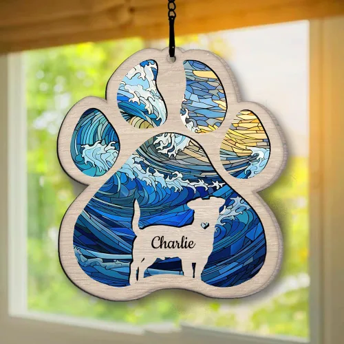 Vista 4 de Regalos conmemorativos personalizados para perros afganos, adorno de perro afgano personalizado, árbol de Navidad, regalo de recuerdo de mascotas