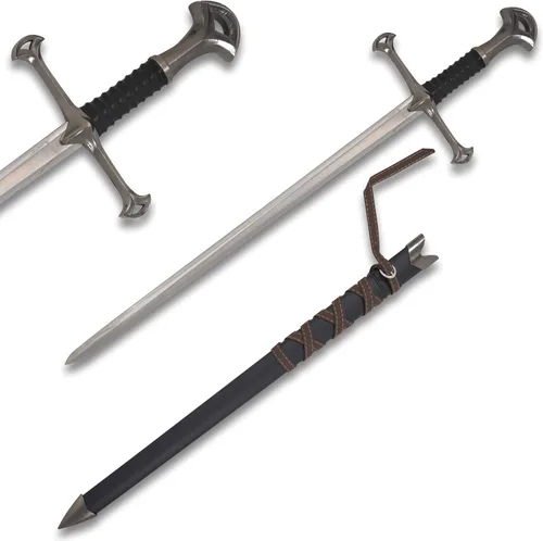 Vista 7 de Medieval Warrior Espada corta templaria con vaina