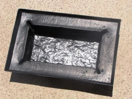 Vista 2 de 5 moldes de ladrillo egipcio para adoquines de 9.5 x 5 x 2.75 pulgadas de grosor, patio y adoquines