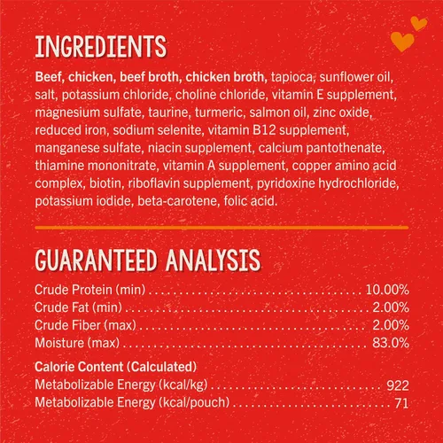 Vista 5 de Stella & Chewy's Lil Bites - Guisos salados para razas pequeñas, cena de carne de res y pollo en caldo, tazas de 2.7 onzas (paquete de 12)