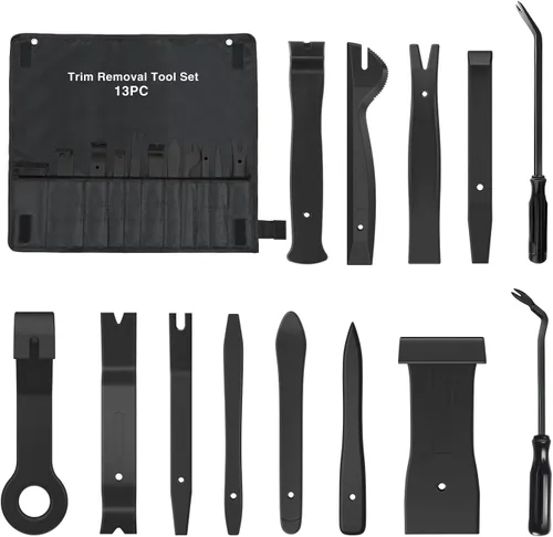 Vista 18 de GOOACC Kit de 5 piezas de herramientas de extracción de molduras de nylon para automóviles, kit de herramientas de extracción sin rayar para panel