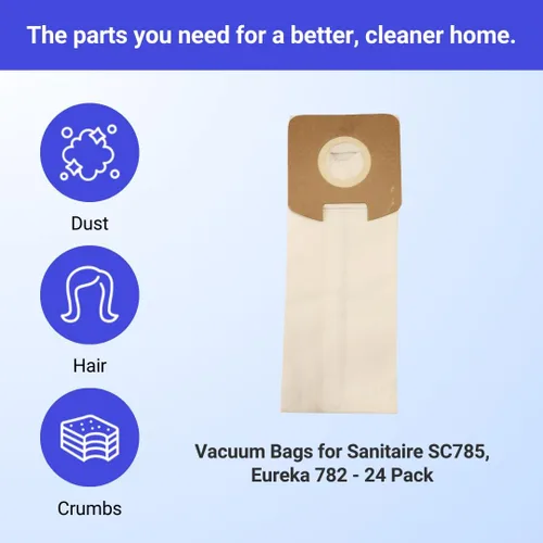 Vista 2 de VacBagsUSA - Bolsas de repuesto para aspiradora Eureka/Sanitaire Type SL de 2 capas