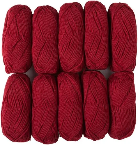 Vista 19 de Knit Picks Wool of the Andes Tan - Paquete de hilo de lana 100% para tejer Almendra
