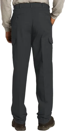 Vista 3 de Pantalones cargo industriales Red Kap para hombre, resistente a las manchas, de calce relajado