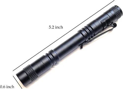 Vista 2 de Mini linterna - Linterna LED de bolsillo pequeño de alto lúmenes (batería no incluida)