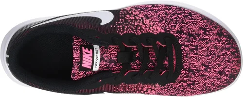 Vista 5 de Nike Downshifter 6 (niño pequeño), NegroBlanco-Racer Rosa, 6