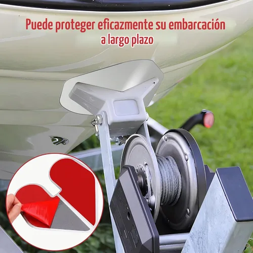 Vista 4 de 2 protectores de arco para barcos, protector de arco de barco de acero