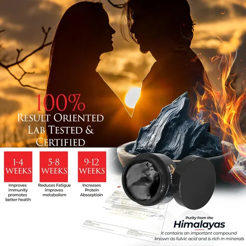 Vista 5 de Shilajit del Himalaya fuerte de 1.76 oz para hombres, alta potencia, resina Shilajit de grado A con ácido fúlvico, ácido húmico, auténtico y probado