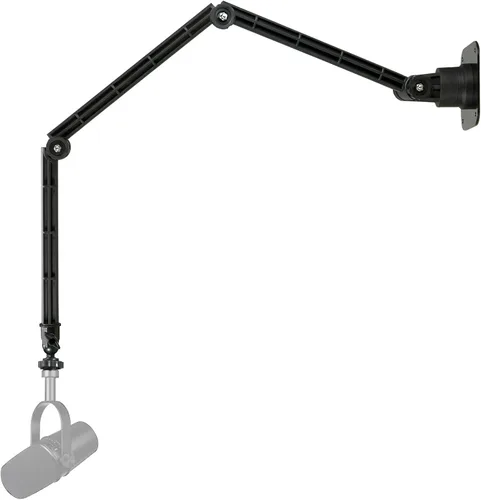 Vista 3 de Soporte de pared para micrófono, soporte de techo compatible con micrófonos Blue Yeti X Nano Snowball y Shure HyperX Razer