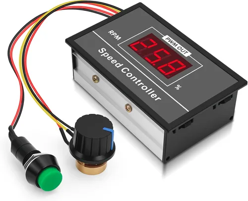 Vista 8 de PWM Controlador de velocidad del motor DC 12V 24V 60V 500W Motor eléctrico Regulador de control de velocidad Controlador de velocidad de potencia