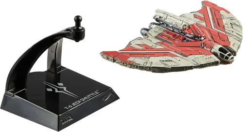 Vista 4 de Hot Wheels Coleccionista Veículo de Brinquedo T-6 Lançadeira Jedi do Ashoka Tano