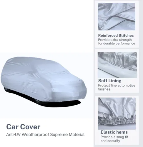 Vista 3 de EliteShield ShieldAll - Funda para SUV, anti-rayos UV, resistente a la intemperie, funda suprema para SUV que se adapta hasta 13.5 pies de largo