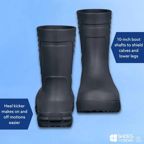 Vista 4 de ACE Unisex Slip-Resistant Work Boots with Composite Toe - Water-Resistant, Non-Slip Safety Boots for Men & Women in Construction, Manufacturing