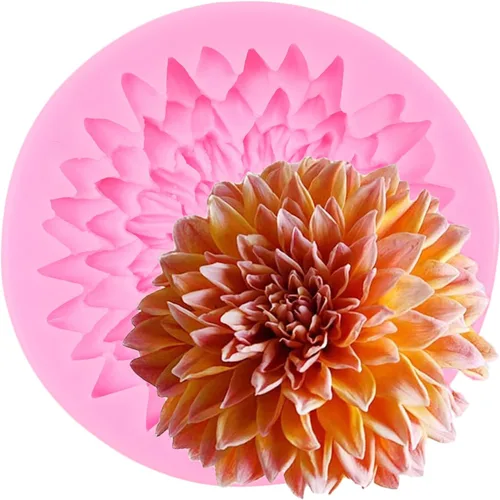 Vista 10 de Molde de silicona para flores de crisantemo para fondant de flores Estilo a