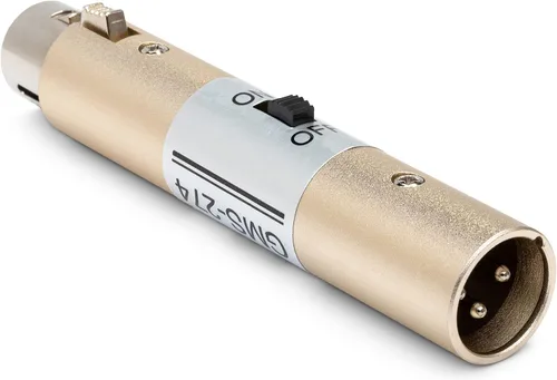 Vista 2 de Adaptador hembra XLR a macho balanceado de 1/4 de pulgada Hosa, GXP-143 Interruptor ZLR3F a XLR3M