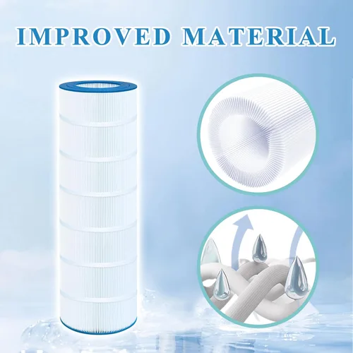 Vista 5 de Filtro de piscina compatible con CC150, CCRP150, C-9415, PAP150, Posi-Clear PXCRP 150, FC-0687, 160317, 160355, 160352, R173216, 1 paquete