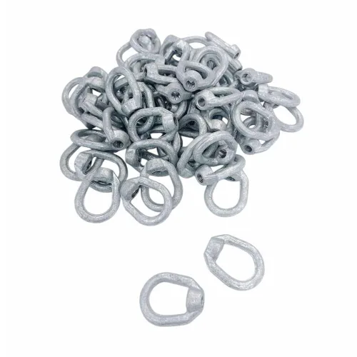 Vista 4 de Ojo TUERCA Rosca gota de acero al carbono forjado 1250 libras 5/16 "fianza 3/8" 100 PCS