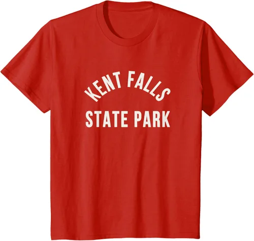 Vista 3 de Kent Falls State Park Connecticut Arch CT Camiseta, Azul
