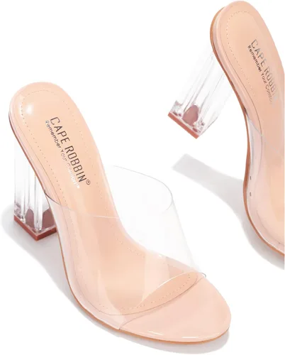 Vista 3 de Cabo Robbin Shoes Fusion - Sandalias de tacón alto con punta abierta