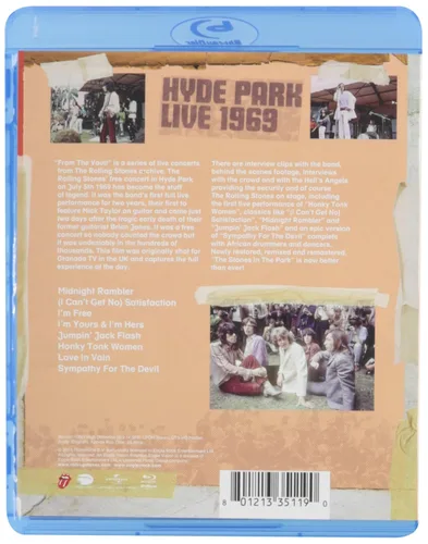 Vista 2 de From the Vault Hyde Park 1969 Blu-ray