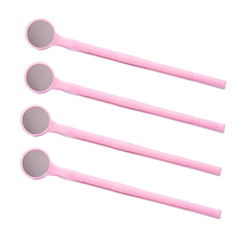 Vista 10 de Easyinsmile Espejo bucal dental autoclavable anti niebla para inspección dental dental de plástico espejos dentales para dientes orales (verde)