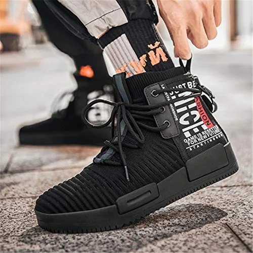 Vista 7 de Tenis a la moda para hombre, tenis para correr, tenis para caminar, uso casual, practicar deportes