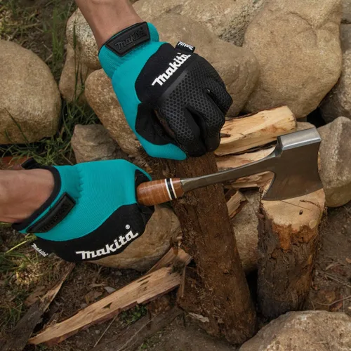 Vista 2 de Makita T-04151 Guantes de trabajo de protección flexible con puño abierto (mediano)