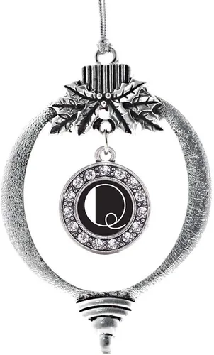 Vista 275 de Inspired Silver - Adorno de cromosoma 21 con dije de círculo de plata con joyas de circonita cúbica