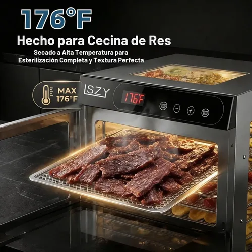 Vista 7 de Máquina deshidratadora de alimentos, deshidratador de bandejas de acero