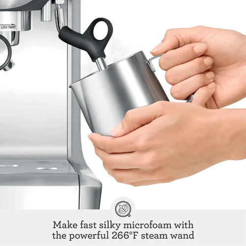 Vista 6 de Breville Barista Express BES870BSXL - Máquina de café expreso, sésamo negro