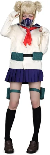 Vista 2 de miccostumes Conjunto completo de disfraz de anime JK para mujer, uniforme escolar, cosplay