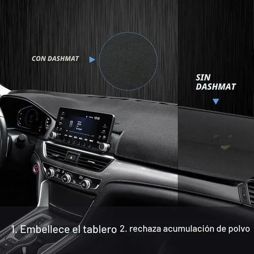 Vista 5 de Alfombrilla para salpicadero de nido de abeja compatible con Chevy Silverado 1999-2006 GMC Sierra 1500/2500/3500 2001-2006 Tahoe Avalanche Suburban