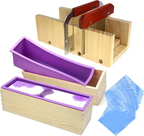 Vista 10 de Voulosimi - Moldes para tartas de madera con cortador ondulado y corte recto