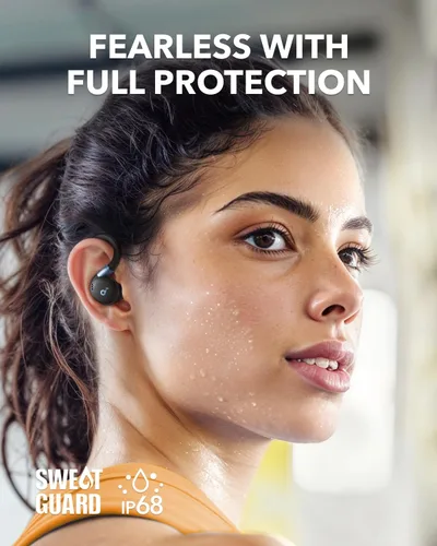 Vista 6 de Soundcore Sport X20 by Anker Auriculares deportivos con cancelación de Negro