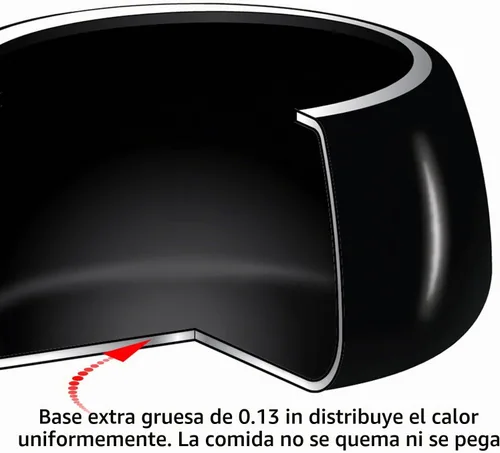 Vista 7 de [Usado] Hawkins Olla a presión Contura Black 1,5 litros