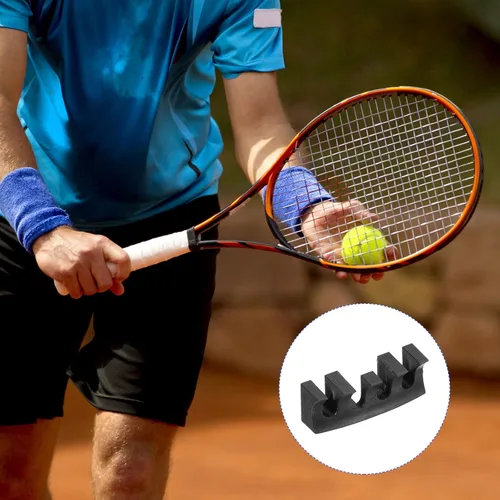 Vista 2 de M METERXITY Badminton Stringing Racquet Load Spreader Badminton Pressure Reducer String Protector Threading Machine Adapter for Repair Fixing
