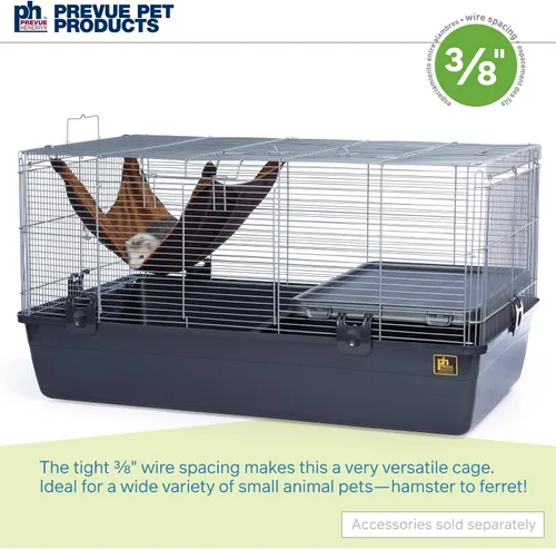 Vista 5 de Prevue Pet Products 528 Hogar Universal para Mascotas Pequeñas, Gris Oscuro