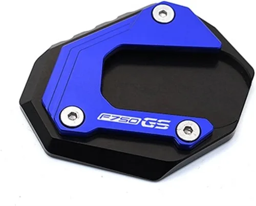 Vista 14 de Soporte lateral para motocicleta, placa de extensión para BMW F850GS F750GS F850 GS F 750 850 GSA 2018 2020 2021 2022 (color : A plateado F750GS)