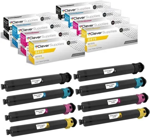 Vista 135 de CS - Cartucho de tóner compatible para Ricoh C220 406046 Color negro láser Aficio SP C220 Aficio SP C220A Aficio SP C220DN Aficio SP C220N Aficio SP